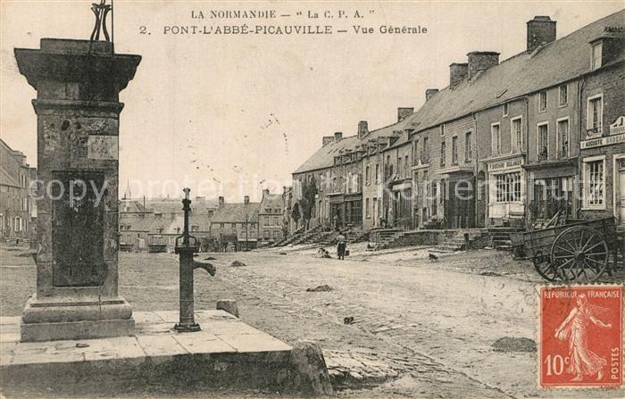 Picauville Stadtansicht Pont L Abbe