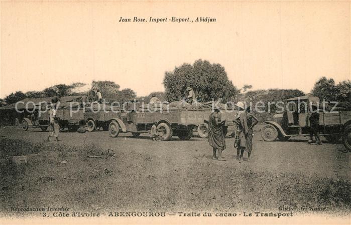 Cote d Ivoire Elfenbeinkueste Import Export LKW