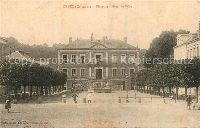 Orbec Palce de l Hotel de Ville