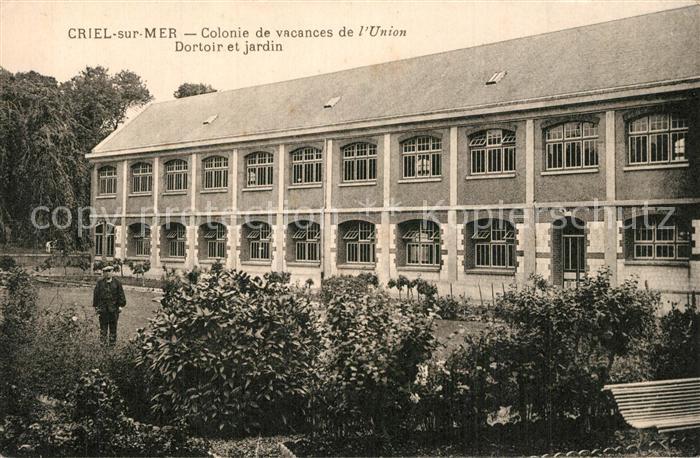 Criel-sur-Mer Colonie de vacances Dortoir jardin