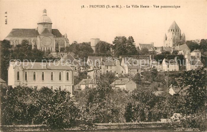 Provins La Ville Haute Panorama