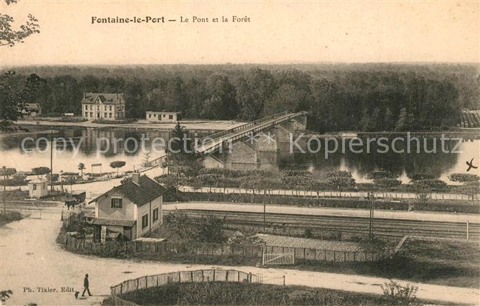 Fontaine-le-Port Pont Foret
