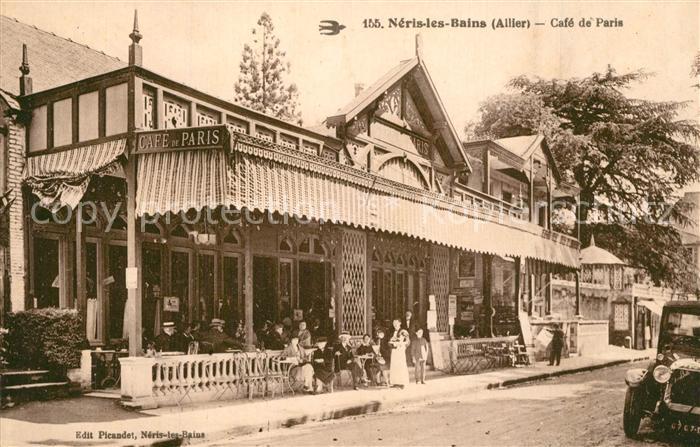 Neris-les-Bains Cafe de Paris