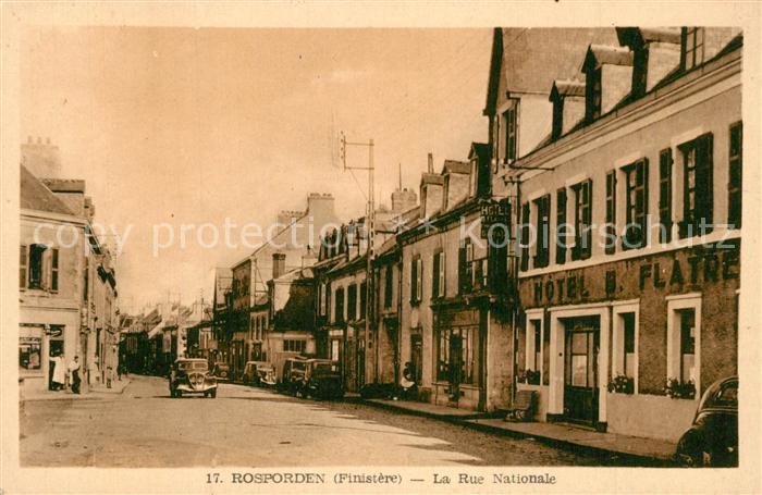 Rosporden La Rue Nationale