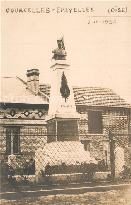 Courcelles-Epayelles Kriegerdenkmal