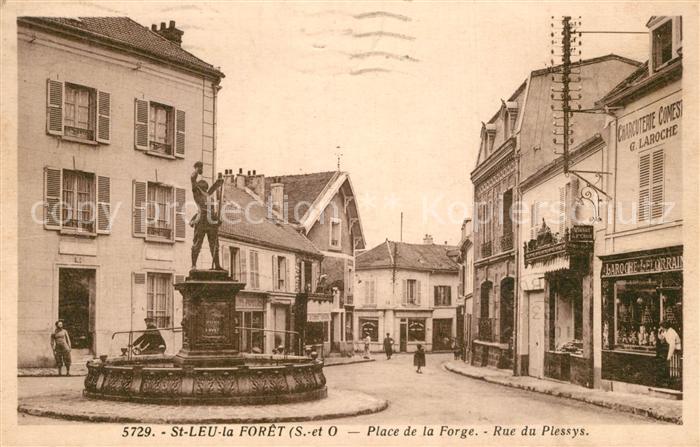 Saint-Leu-la-Foret Place de la Forge Rue du Plessys