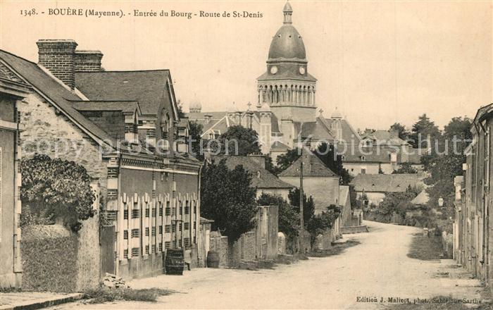 Bouere Entree du Bourg Route de Saint Denis