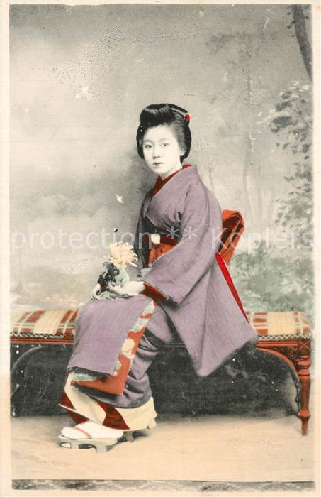 Typen Asien Frau Kimono China