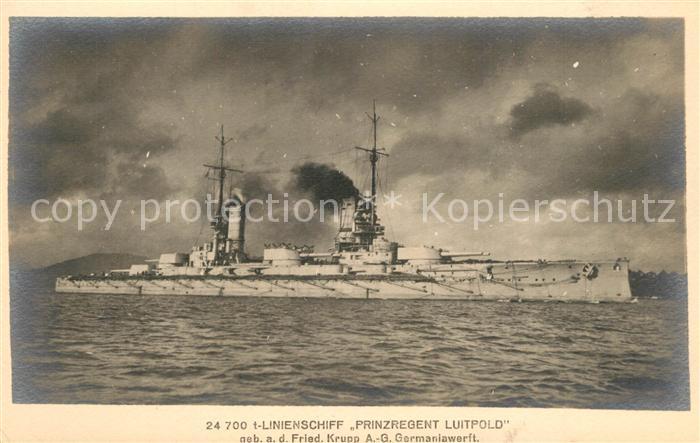 Marine T-Linienschiff Prinzregent Luitpold Germaniawerft