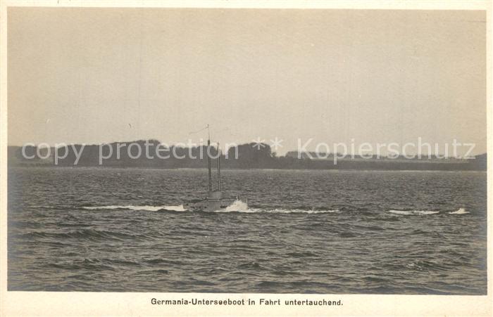 U-Boot Unterseeboot Submarine Sous-Marin Germania