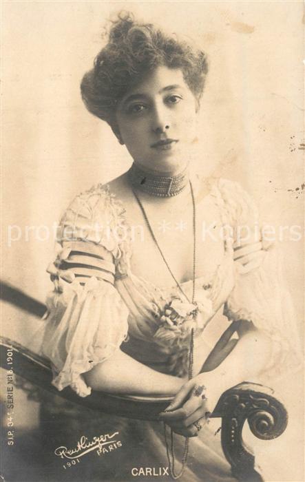 Foto Reutlinger Paris Carlix Frau