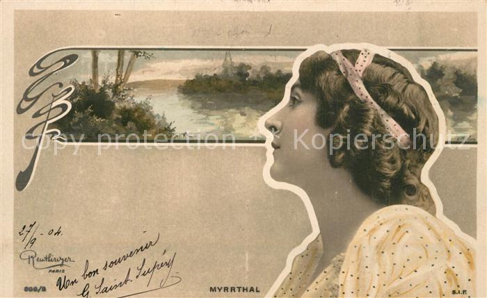 Foto Reutlinger Paris Schauspielerin Myrrthal