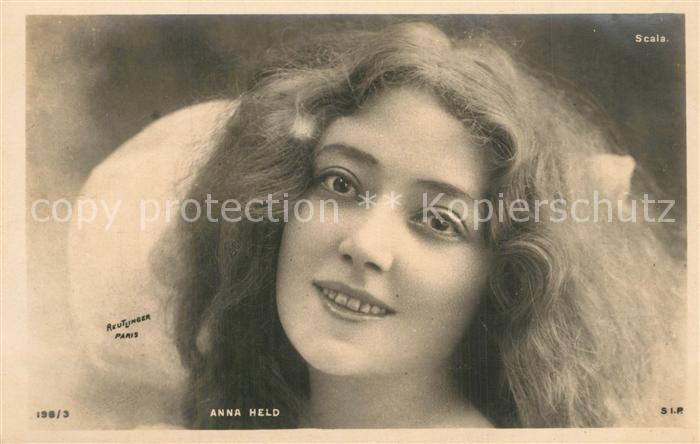 Foto Reutlinger Paris Schauspielerin Anna Held