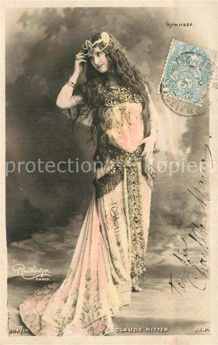 Foto Reutlinger Paris Schauspielerin Claude Ritter Gymnase