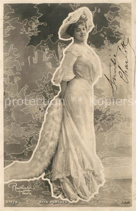 Foto Reutlinger Paris Schauspielerin Rita Porcher