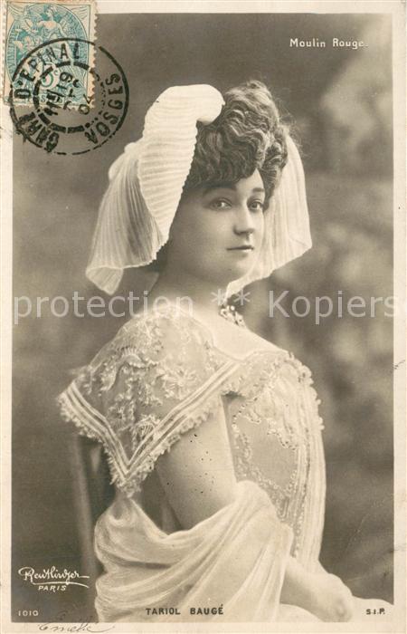 Foto Reutlinger Paris Schauspielerin Tariol Bauge Moulin Roug