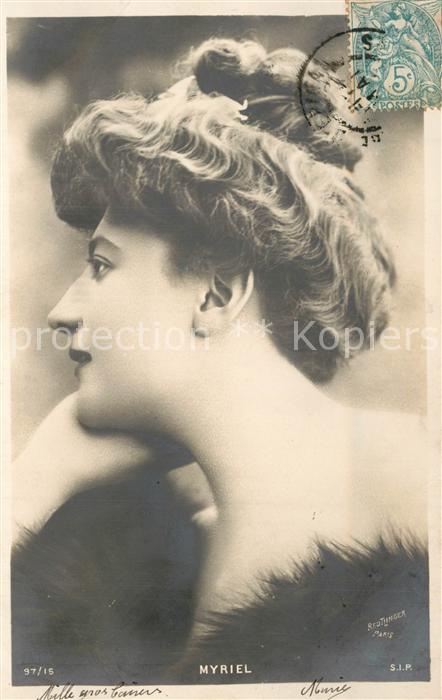 Foto Reutlinger Paris Schauspielerin Myriel