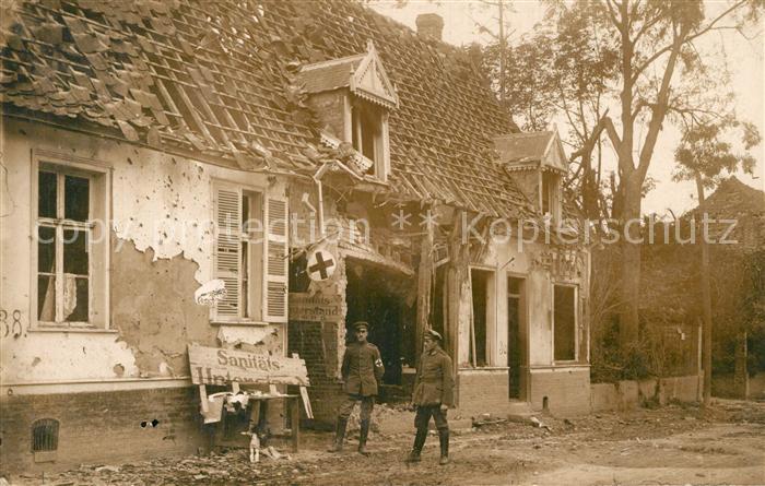 Militaria WK1 Sanit?tsunterstand