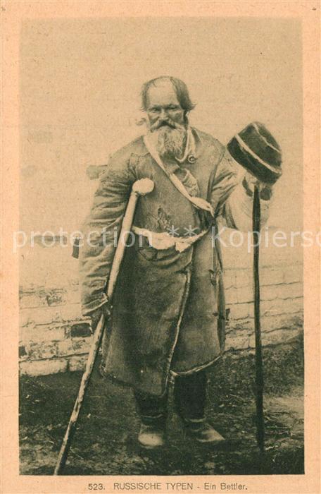 Typen Russland Bettler