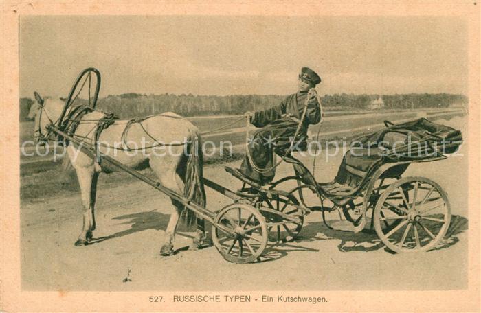 Pferdekutschen Russland Typen Kutschwagen