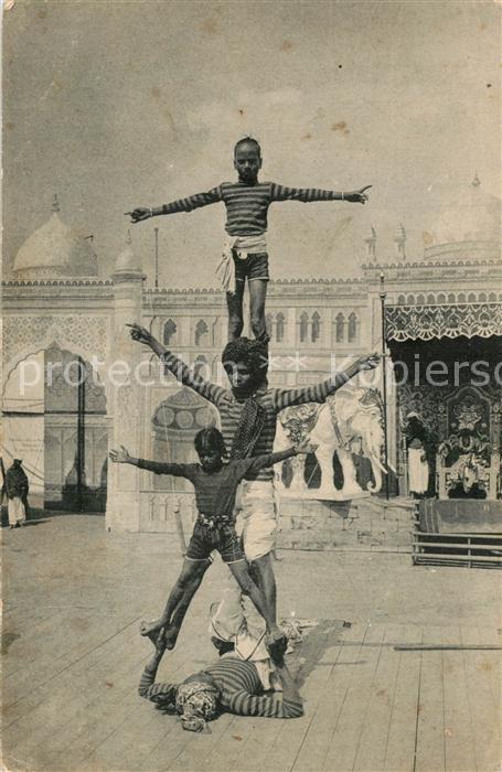 V?lkerschau Gustav Hagenbeck Indien Akrobatik