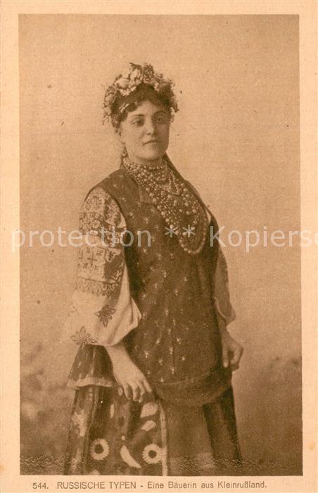 Typen Russland B?uerin aus Kleinrussland