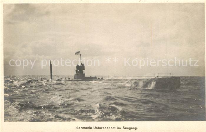 U-Boot Unterseeboot Submarine Sous-Marin Germania