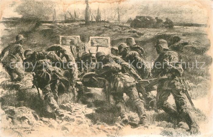Hoffmann Anton K?nstler Spendenkarte Kriegsbesch?digte