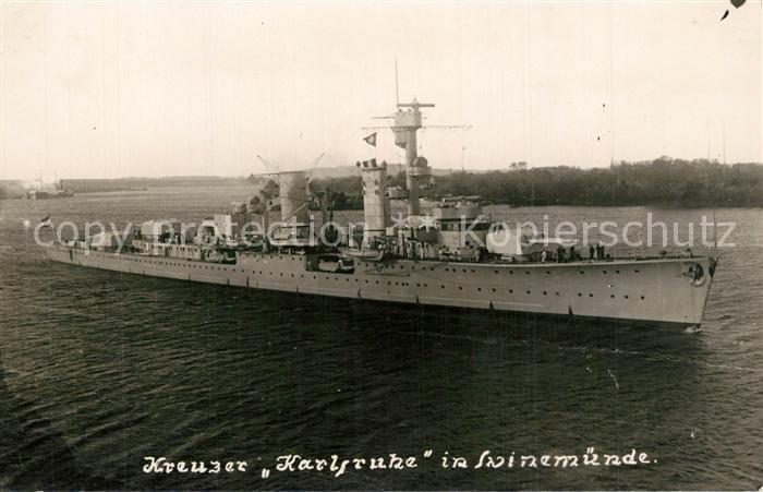 Marine Kreuzer Karlsruhe Swinem?nde