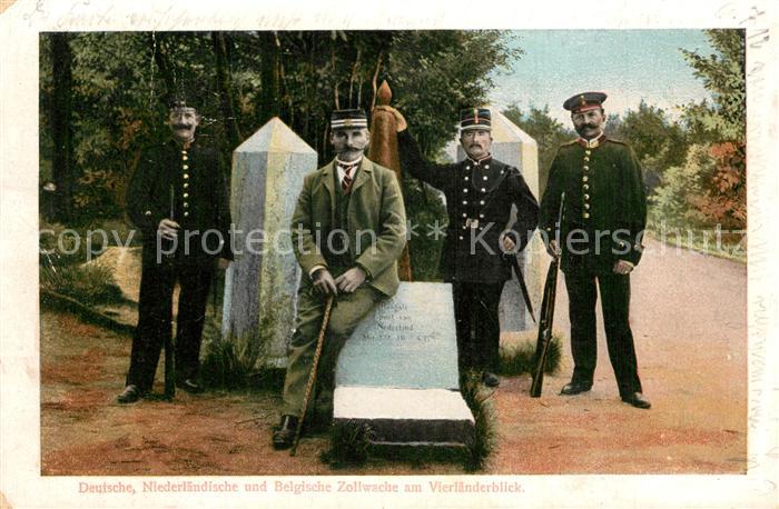 Zoll Grenze Douane Zollwache Vierl?nderblick Deutschland N
