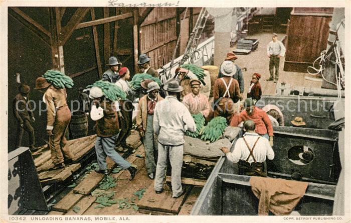 Bananen Unloading Banans Mobile Alabama