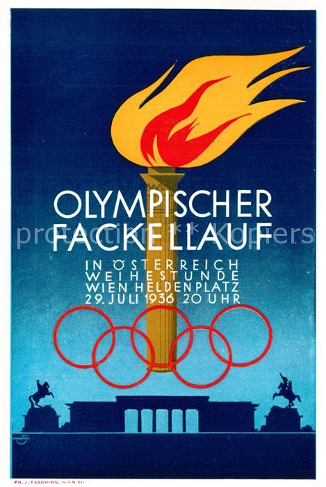 Olympia Fackellauf Wien Heldenplatz