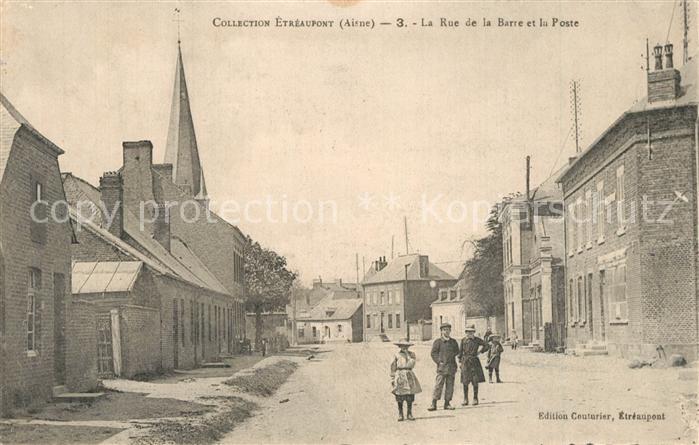Aisne Liege Rue de la Barre et la Poste