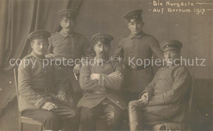 Borkum Kurg?ste Soldaten Gruppenfoto