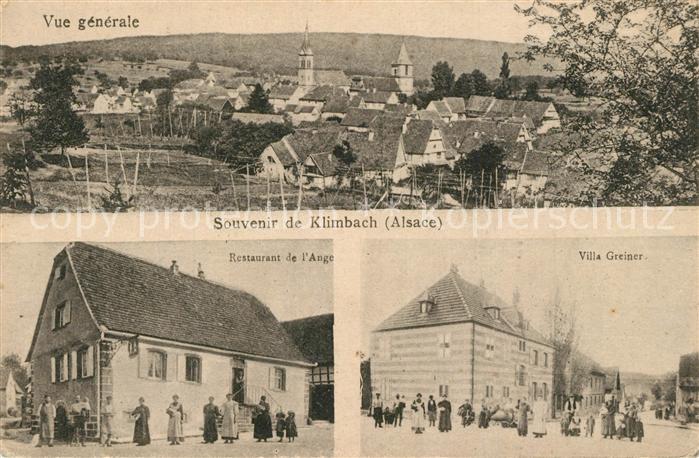Klimbach Elsass Alsace Restaurant de L Ange Villa Greiner
