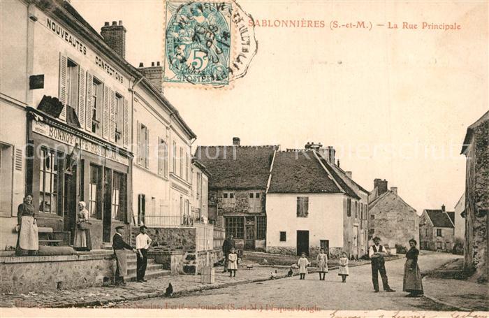 Sablonnieres Rue Principale