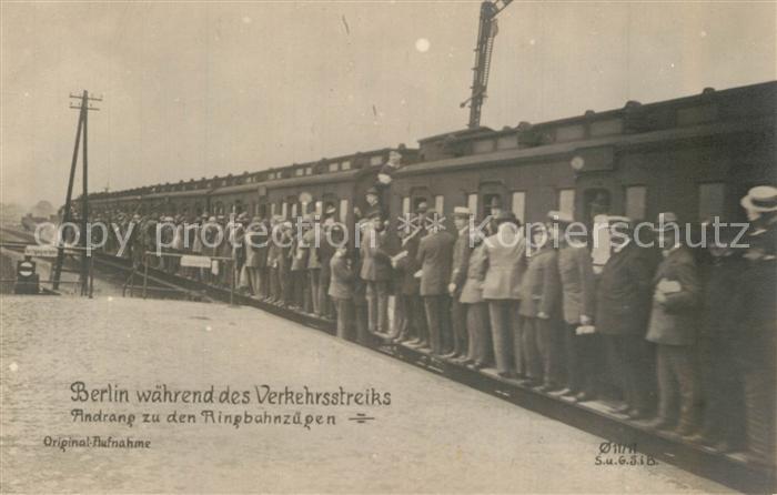 Berlin Verkehrsstreik Andrang zu den Ringbahnz?gen