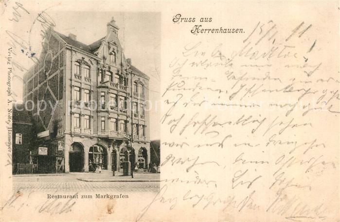 Herrenhausen Hannover Restaurant zum Markgrafen