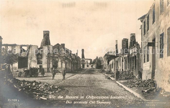 Domnau Ostpreussen Zerst?rter Ort