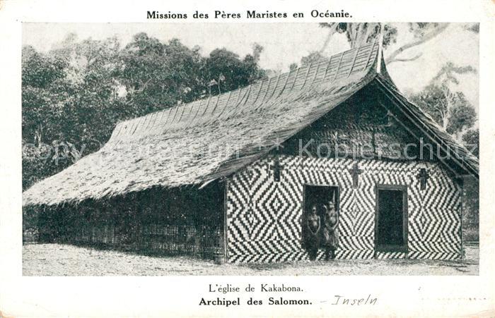 Salomonen Archipel Eglise de Kakabona
