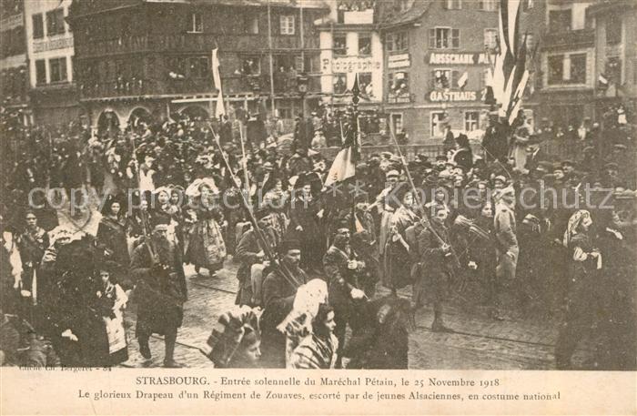Strasbourg Alsace Soldaten 25 November 1918