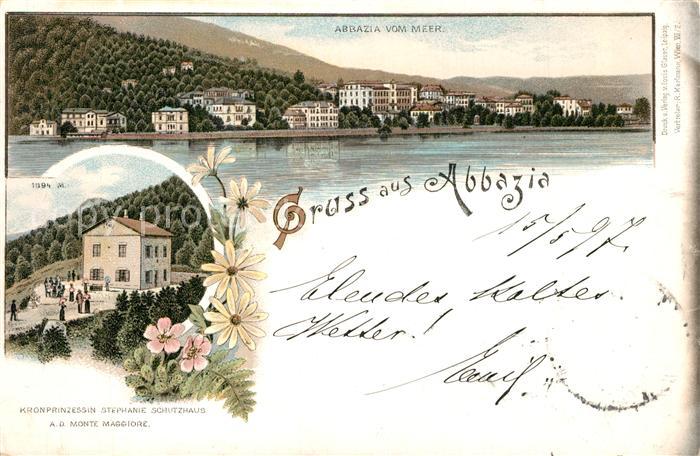 Opatija Abbazia Schutzhaus der Kronprinzessin Stephanie