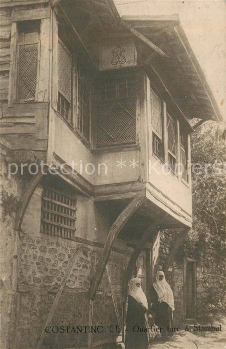 Constantinopel Istanbul Quartie turc a Stambul