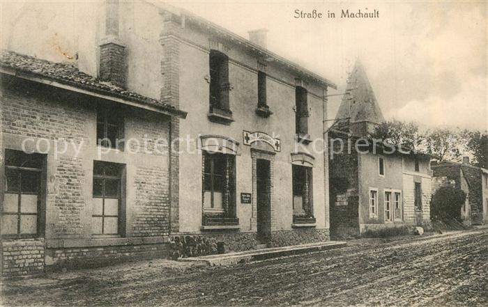 Machault Ardennes Strasse Panorama