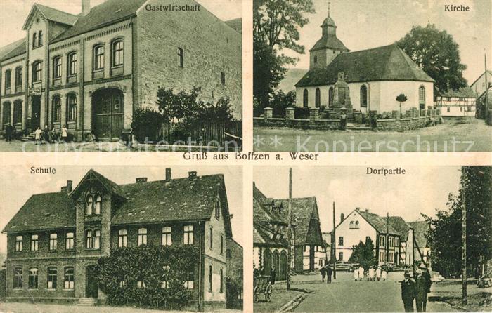 Boffzen Gastwirtschaft Kirche Schule