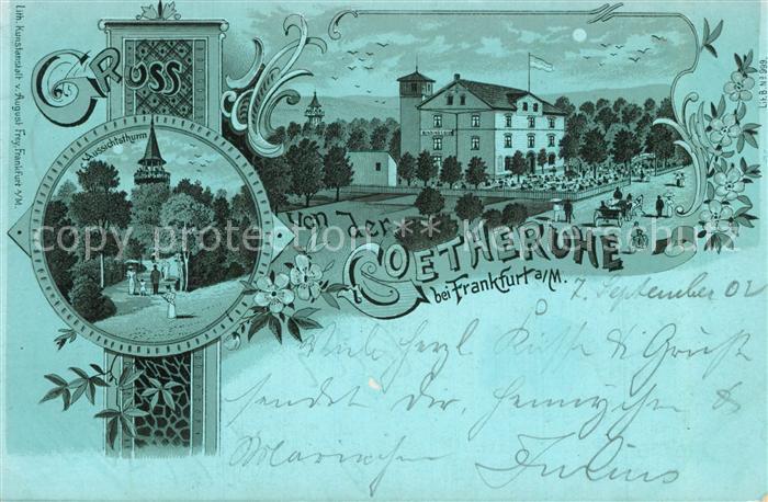 Frankfurt Main Goetheruhe