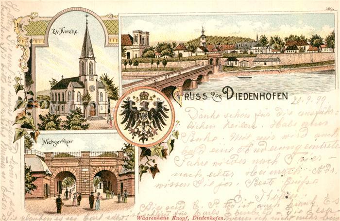 Diedenhofen Thionville Evangelische Kirche Metzerthor