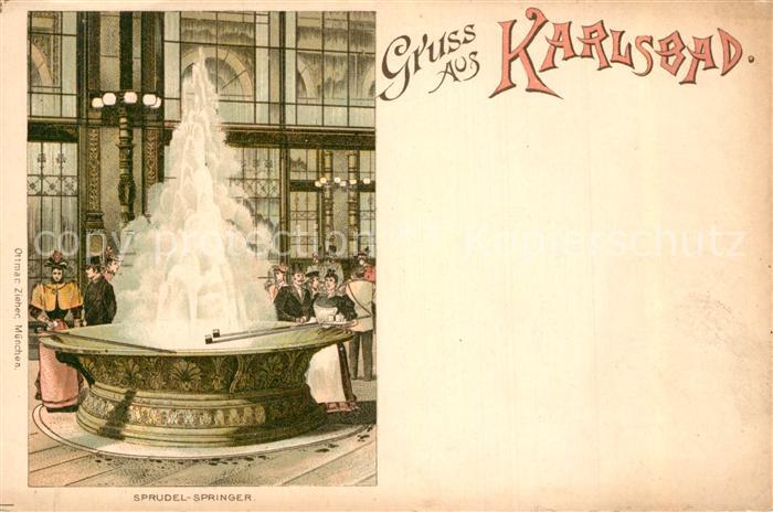 Karlsbad Eger Sprudel Springer