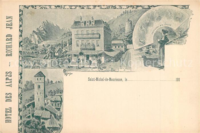 Saint-Michel-de-Maurienne Hotel des Alpes Richard Jean