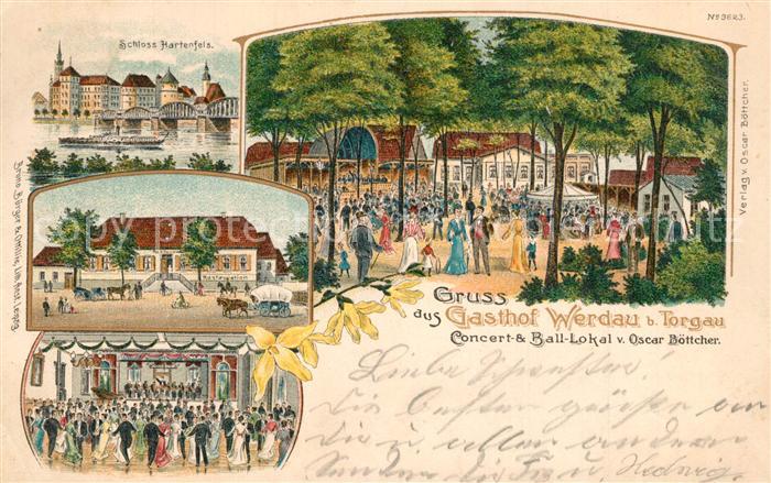 Torgau Gasthof Wredau Concert Ball Lokal Schloss Hartenfels